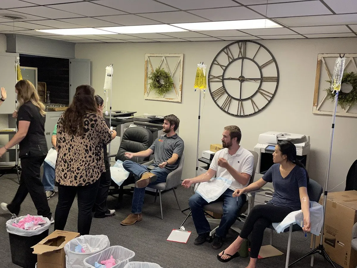 People receiving mobile IV therapy in Peekskill